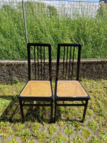 Sedie vintage paglia di - vintage,