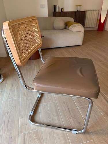 Sedia sbalzo metallo - a, in