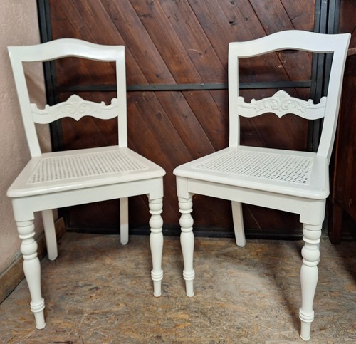 Coppia sedie laccate - di,