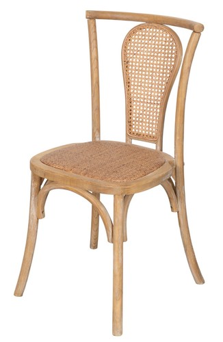 Sedia legno massello e - legno,
