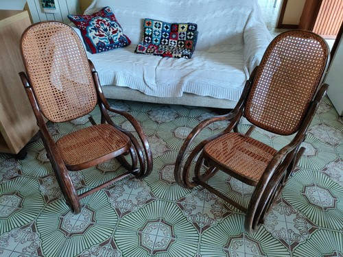 Coppia sedie dondolo - di,