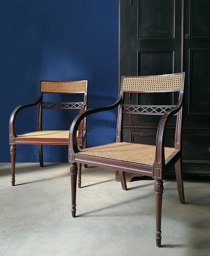 Coppia antiche sedie - , |