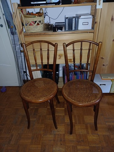 Coppia sedie antiche - coppia,