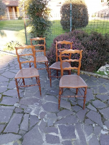 Sedie antiche ciliegio - antiche, in