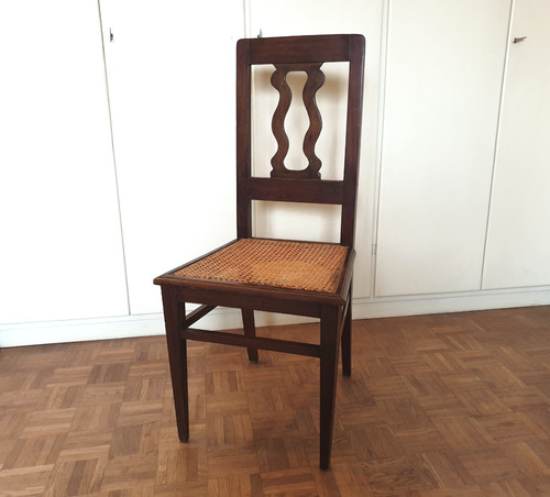 Sedia antica legno stile - in,